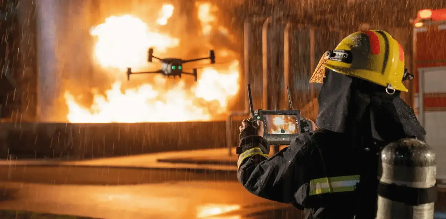 firefighting drone surveillance