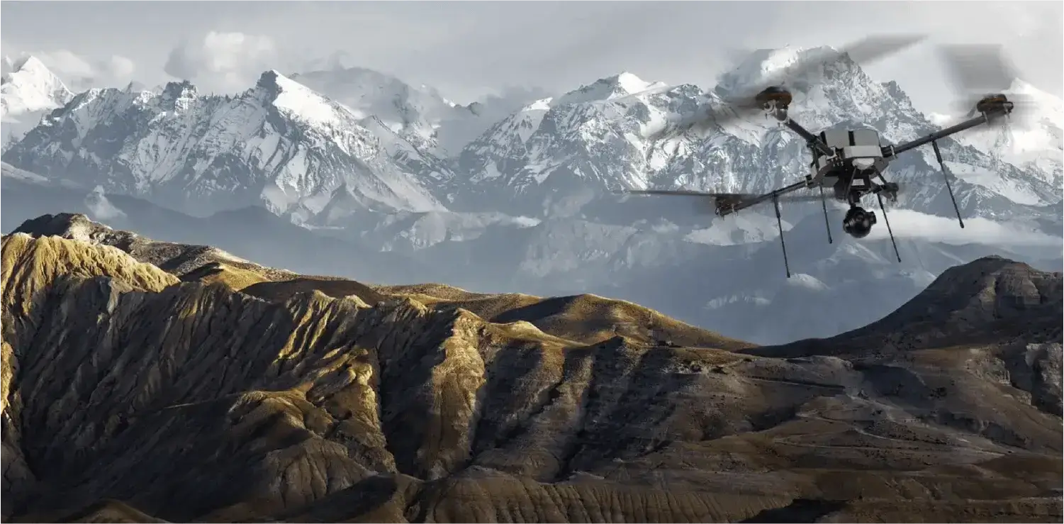 drone surveillance image